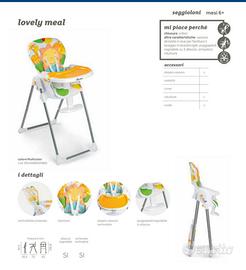 Seggiolone Giordani Lovely meal