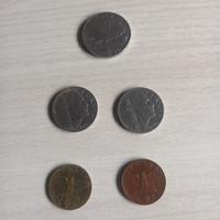 Monete da 5-20-50 centesimi
