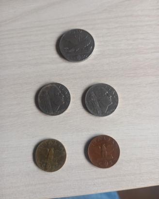 Monete da 5-20-50 centesimi