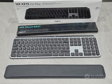 Tastiera Logitech MX Keys for Mac + Palm Rest
