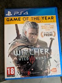 PS4 The witcher Wild Hunt