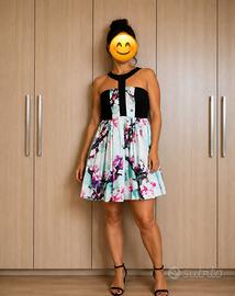 Vestito Mangano fantasia floreale