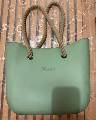 Borsa donna O Bag verde salvia Maxi