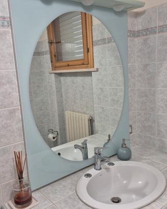 Mobiletto bagno + specchiera