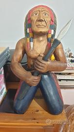 statua nativo americano 