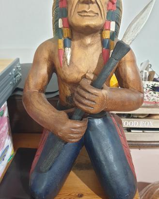 statua nativo americano 
