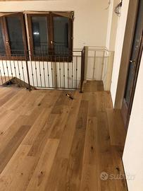 Parquet Rovere plancia stretta stock a magazzino