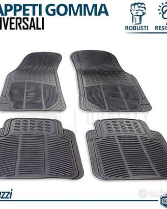 Set Tappetini Auto in GOMMA Universali Sagomabili