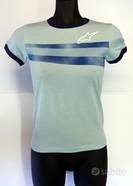 Alpinestars T-shirt Lady 4W Rio Ringer Tee Blue S