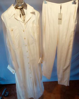 Ferrè tailleur pantalone da cerimonia new vintage