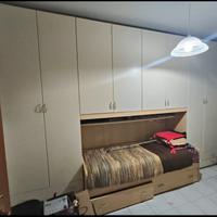 camera a ponte con letto singolo  8 ante