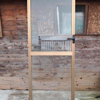 porta alluminio con vetro 