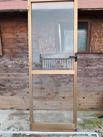 porta alluminio con vetro 