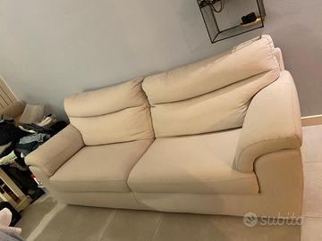 Divano 3 posti Ricci Casa in stoffa beige