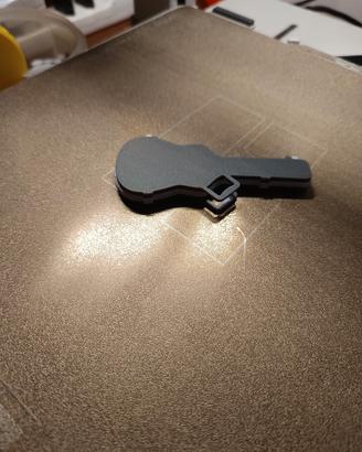 custodia plettro chitarra 