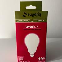 6 Lampadine LED goccia E27 4000K Luce Naturale
