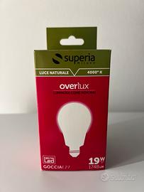 6 Lampadine LED goccia E27 4000K Luce Naturale