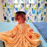 Rara bambola vintage anni ’70 cappello e vestiti