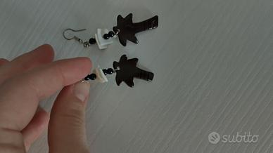 Orecchini a forma di Palma in cocco