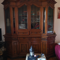 Vetrina in legno massello