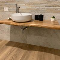 Mensole bagno in legno massello