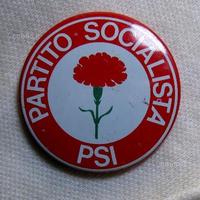 Distintivo psi- partito socialista 1989 Craxi