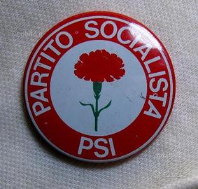 Distintivo psi- partito socialista 1989 Craxi