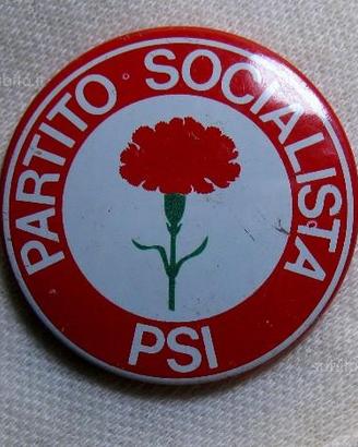 Distintivo psi- partito socialista 1989 Craxi