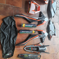 Plastiche ktm exc '17 '19