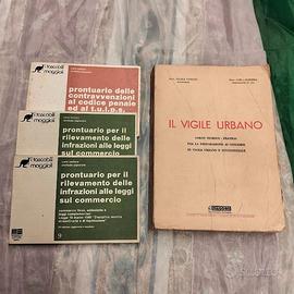 Lotto libri Vigile Urbano