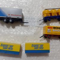 lotto rimorchi modellismo ferroviario h0 