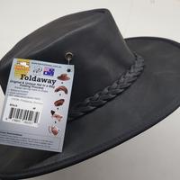 cappello australiano Barmah pelle di bufalo NUOVO