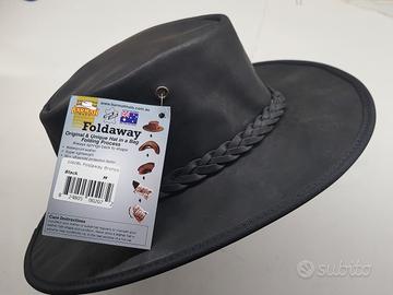 cappello australiano Barmah pelle di bufalo NUOVO