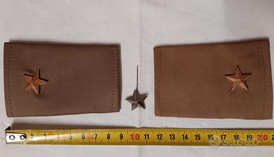 VECCHIE MOSTRINE GRADI STEMMI DISTINTIVI MILITARI 