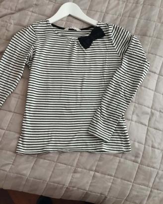Maglietta maniche lunghe a righe H&M Tg.10-12 anni
