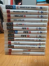 Lotto Giochi PS3 (Bundle sportivo)