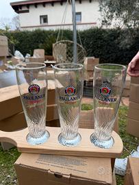 Bicchiere birra x3 paulaner