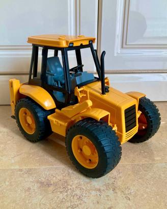 Trattore giocattolo giallo