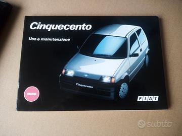Libretto Uso e manutenzione FIAT 500 Cinquecento 