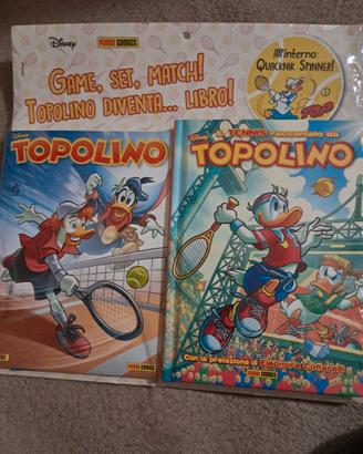 Topolino con libro tennis blisterato