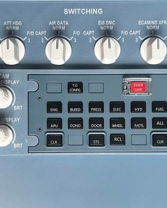 Winctrl Pannello Ecam A320 fenix