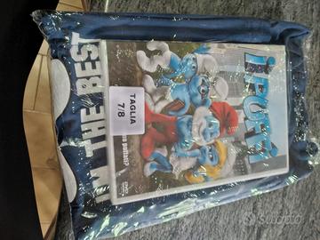 maglietta dei Puffi per bambino, nuovo con dvd