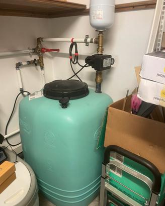 Impianto serbatoio 300 l + pompa e vaso espansione