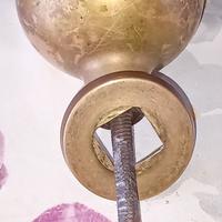 POMELLO PER PORTA IN OTTONE DA PULIRE