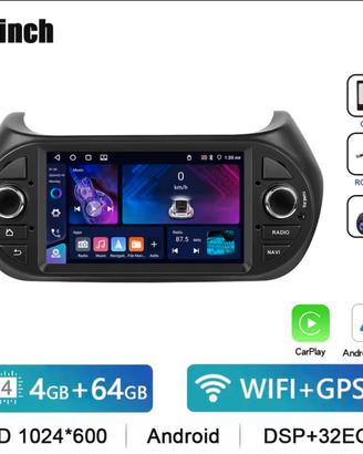 Autoradio7"+telecam Fiat fiorino-Qubo-Bipper-Nemo 