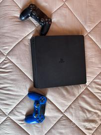 PS4 slim 500 gb 3 controller, 9 giochi