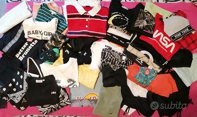 Lotto abbigliamento ragazza 55 pezzi tg. XS/S/M