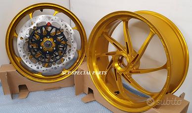 Ducati panigale set cerchi sbk pvm e dischi rm2