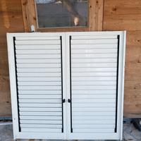 persiana scorrimento alluminio bianca