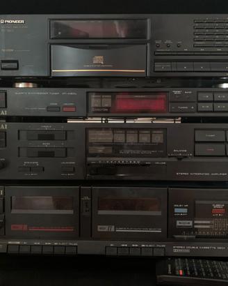 Stereo Vintage Completo AKAI + PIONEER con Mobile